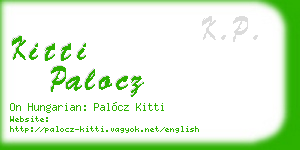 kitti palocz business card
